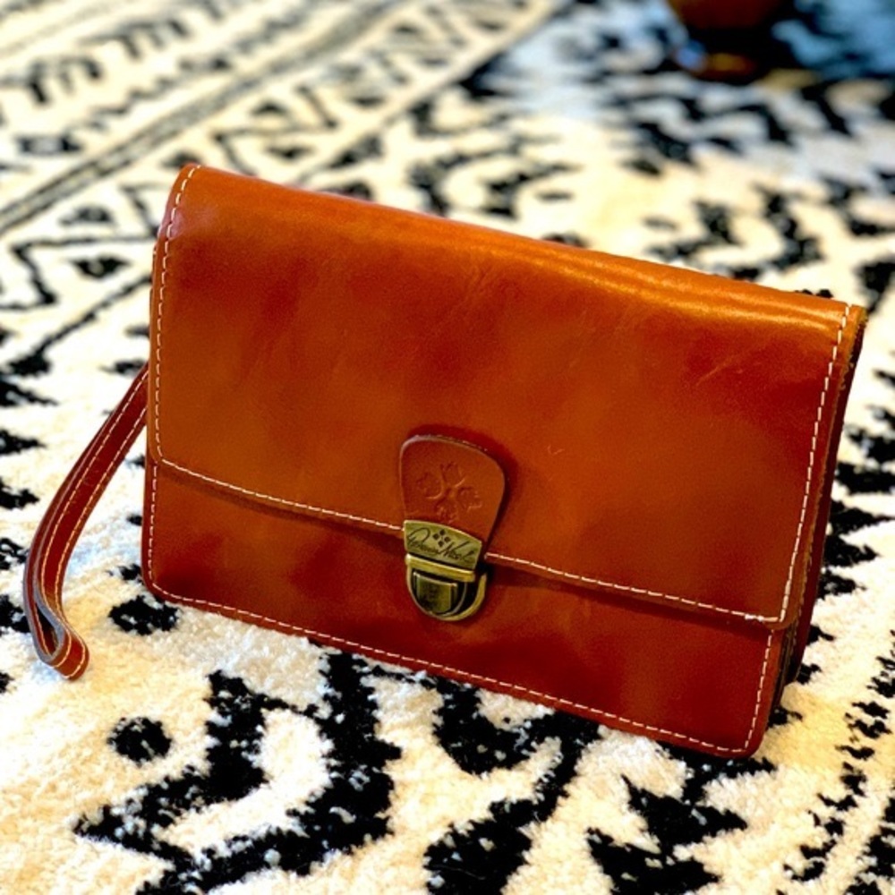 Patricia Nash Leather Wristlet Clutch